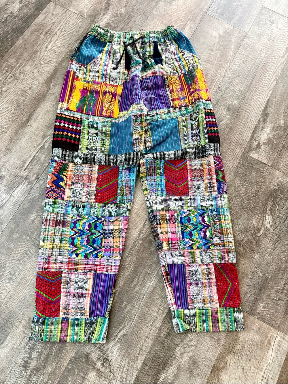Patchwork Pants Guatemalan Sz L